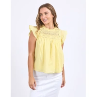 Foxwood Adelyn Top - Lemon