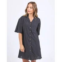 Foxwood Madeleine Shirt Dress - Black