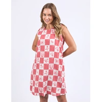 Foxwood Biarittz Dress - Crimson Print