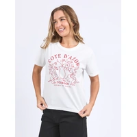 Foxwood Cote D'Azur Tee - Vintage White