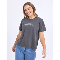 Foxwood Line Tee - Charcoal