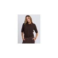 Foxwood Fernie Button Knit - Coffee Bean