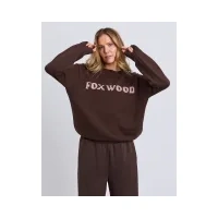 Foxwood Taylor Knit Crew - Coffee Bean