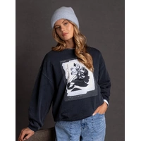 Foxwood True Bloom Crew - Charcoal