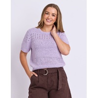 Foxwood Sable Knit Top - Lilac