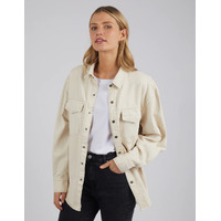Foxwood Daisy Denim Shirt - Washed Sand