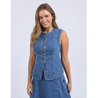 Foxwood Abbott Vest - Mid Blue