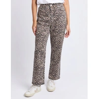 Foxwood Leopard Denim Jean - Leopard
