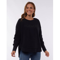 Foxwood Simplified Crew - Black on Black