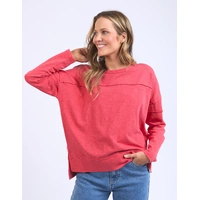 Foxwood Jayne Throw on Top - Cayenne Red