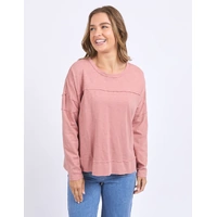 Foxwood Jayne Throw On Top - Ash Rose
