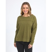 Foxwood Jayne Throw On Top - Olive