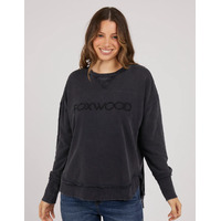 Foxwood-Washed Simplified Crew - Navy