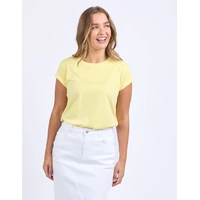 Foxwood Signature Tee - Lemon