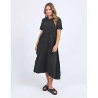 Foxwood Eva Midi Dress - Black