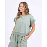 Foxwood Hustler Tee - Iceberg Green