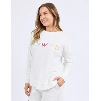 Foxwood Simplified Confetti Crew - Vintage White