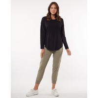 Foxwood Mackenzie Long Sleeve Crew - Black