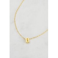 Zafino Letter Necklace - Gold B