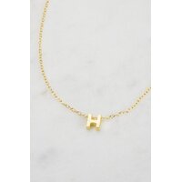 Zafino Letter Necklace - Gold H