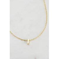 Zafino Letter Necklace - Gold I