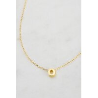 Zafino Letter Necklace - Gold O