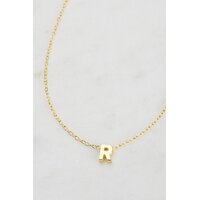 Zafino Letter Necklace - Gold R