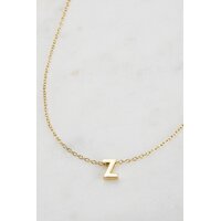 Zafino Letter Necklace - Gold Z