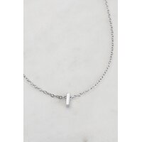 Zafino Letter Necklace - Silver I
