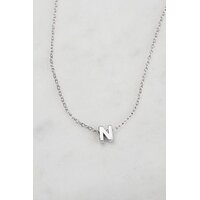 Zafino Letter Necklace - Silver N