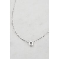 Zafino Letter Necklace - Silver O