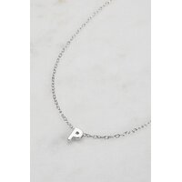 Zafino Letter Necklace - Silver P