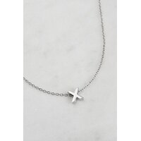 Zafino Letter Necklace - Silver X