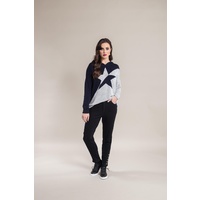 Vassalli-Skinny Leg Ankle Grazer Jean With Cuff Button-Black Denim