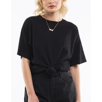 Silent Theory Downtown Tie Tee-Black