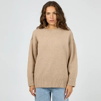 Silent Theory Elliot Knit Jumper - Oatmeal