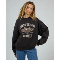 Silent Theory Authentic Crew - Washed Black