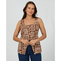 Silent Theory Tulum Top - Brown