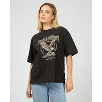 Silent Theory Airborne Tee - Washed Black