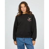 Silent Theory Soar Now Crew - Washed Black