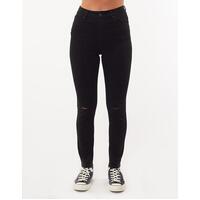 Silent Theory-Vice High Skinny Jean-Jet Black Slash