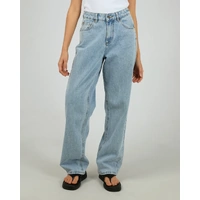 Silent Theory Jade Baggy Jean - Light Blue