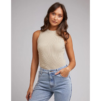 Silent Theory Ellie Knit Tank - Beige