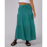 Silent Theory Mahlia Maxi Skirt - Green