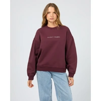 Silent Theory Logo Crew - Cherry