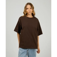 Silent Theory Core Oversized Tee - Chocolate