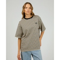 Silent Theory Foundation Stripe S/S Tee - Black