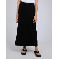 Silent Theory Willow Knit Maxi Skirt - Black
