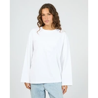 Silent Theory Core Long Sleeve Tee - White