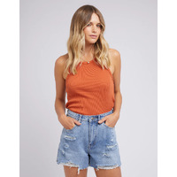 All About Eve Riley Tank - Rust